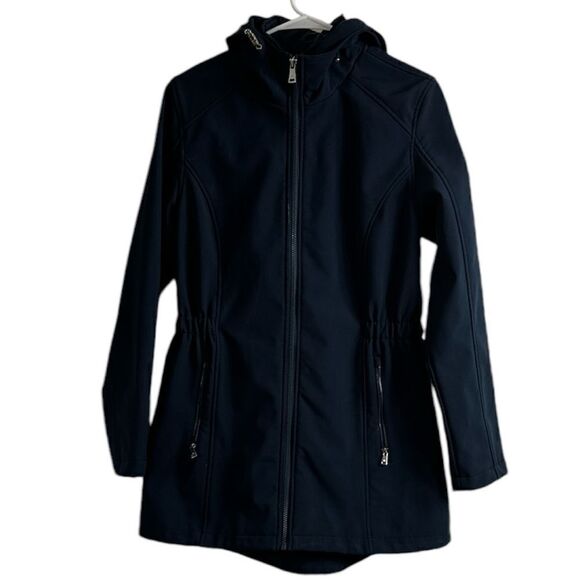 Lauren Ralph Lauren Quilted Bib Hooded Softshell Jacket Size M - Picture 2 of 16